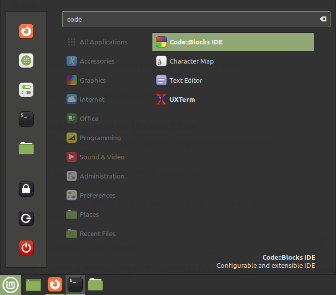 How to Install Code Blocks on Linux Mint 21